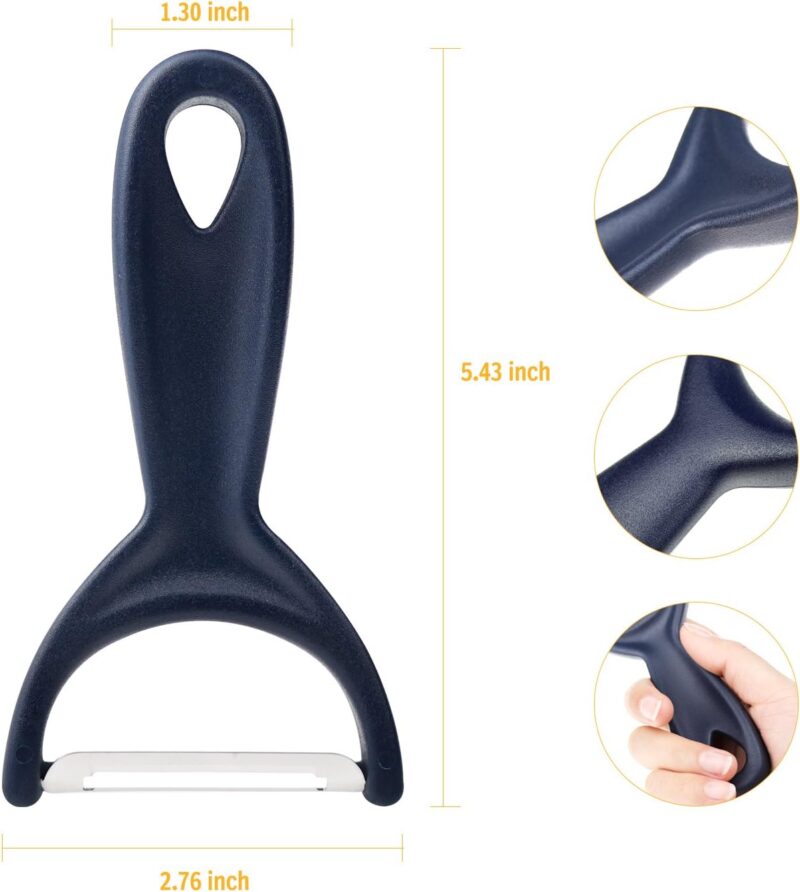 Potato Peeler Y Shaped Vegetable Peeler, Premium Ultra Sharp Fruit Peeler for Kitchen - Image 2